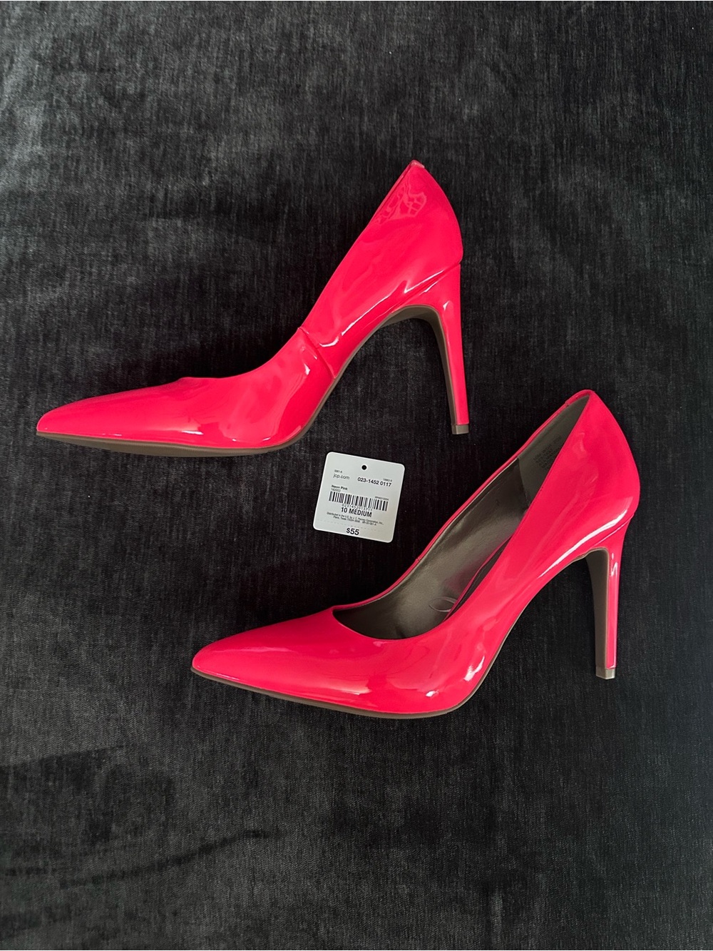 NIB Worthington Neon Pink Heels Pumps Size 10 Never Worn